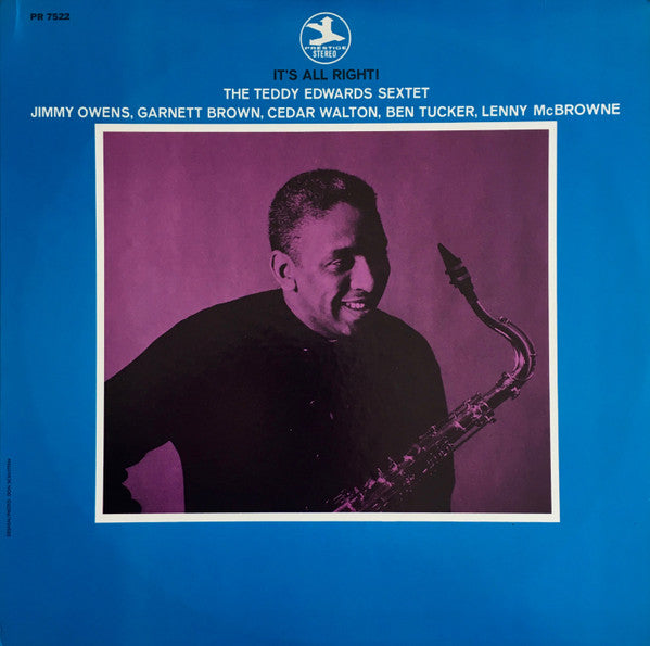 Teddy Edwards Sextet : It's All Right (LP, Album)