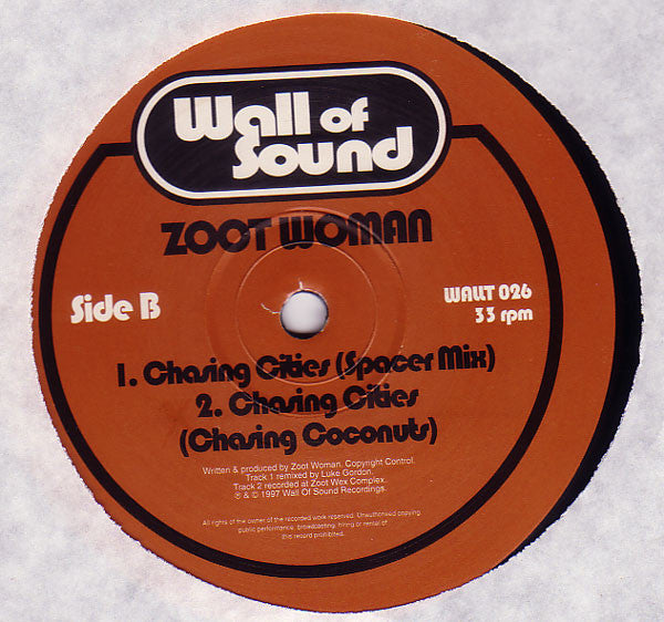Zoot Woman : Chasing Cities (12")