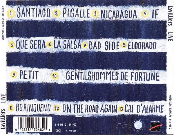 Bernard Lavilliers : Live - On The Road Again 1989 (2xLP)