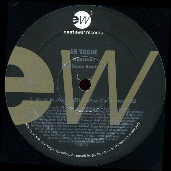En Vogue : Whatever (The Dance Remixes) (12", Single)