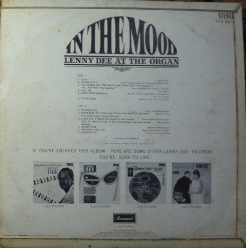 Lenny Dee (2) : In The Mood (LP, Album)