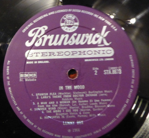 Lenny Dee (2) : In The Mood (LP, Album)