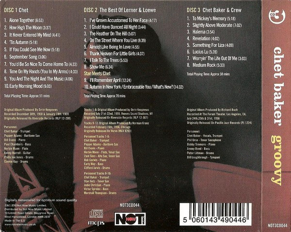 Chet Baker : Groovy (3xCD, Comp, RM)