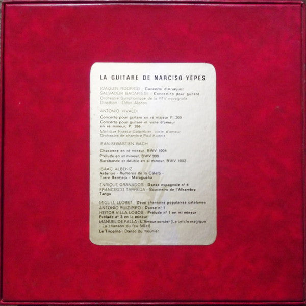 Narciso Yepes : La Guitare De Narciso Yepes (3xLP, Comp + Box)