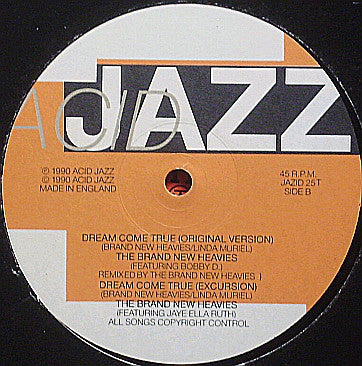 The Brand New Heavies : Dream Come True (Brand New Mix) (12", Ora)