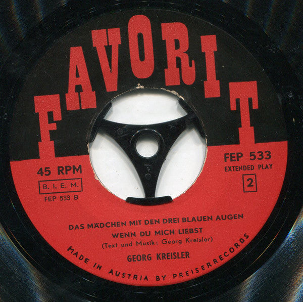 Georg Kreisler : Opernboogie (7", EP)