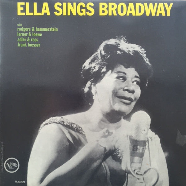 Ella Fitzgerald with Rodgers & Hammerstein, Lerner & Loewe, Richard Adler & Jerry Ross (2), Frank Loesser : Ella Sings Broadway (LP, Album)