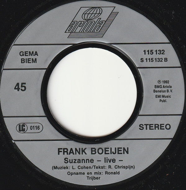 Frank Boeijen : Ze Geeft Om Mij (7", Single)