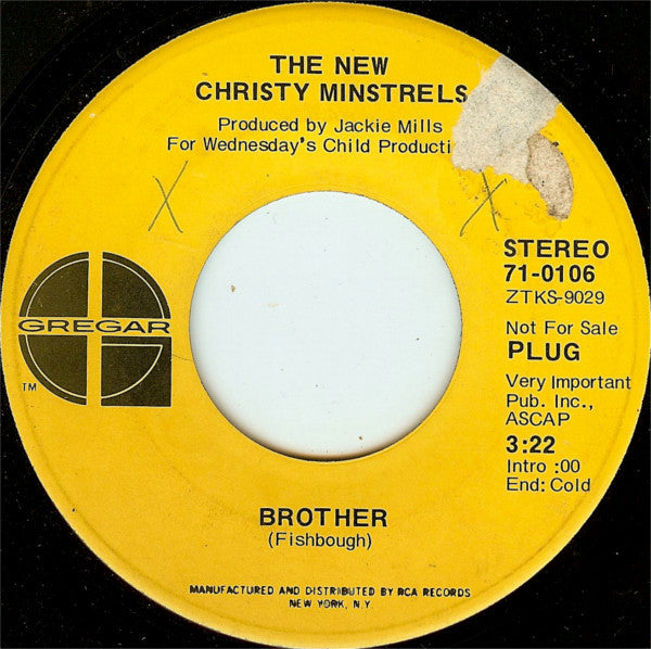 The New Christy Minstrels : Brother (7", Single, Promo)