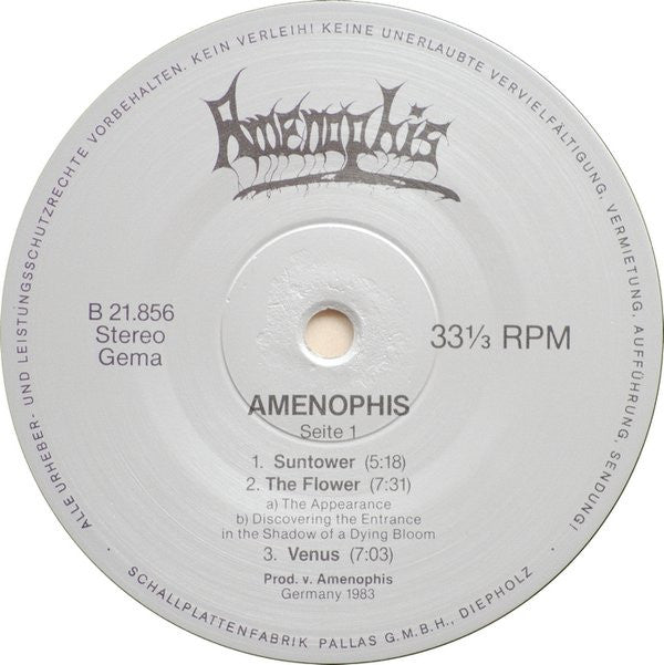 Amenophis : Amenophis (LP, Album)