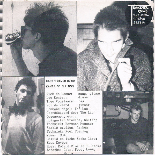 Tröckener Kecks : Liever Blind (7")
