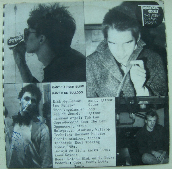 Tröckener Kecks : Liever Blind (7")