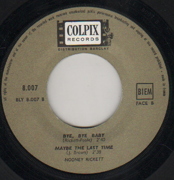 Gamma Goochee / Nooney Rickett : La Version Originale Du Gamma Goochee (You Got) / Bye Bye Baby (7", EP)