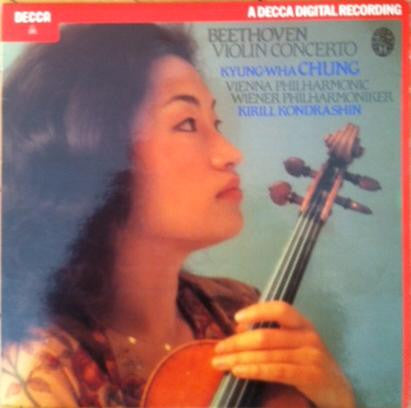 Ludwig van Beethoven - Kyung-Wha Chung / Wiener Philharmoniker = Wiener Philharmoniker, Kiril Kondrashin : Violin Concerto In D Major, Op. 61 (LP, Album)