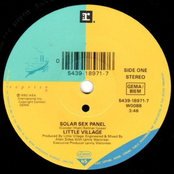 Little Village : Solar Sex Panel (7", Single)