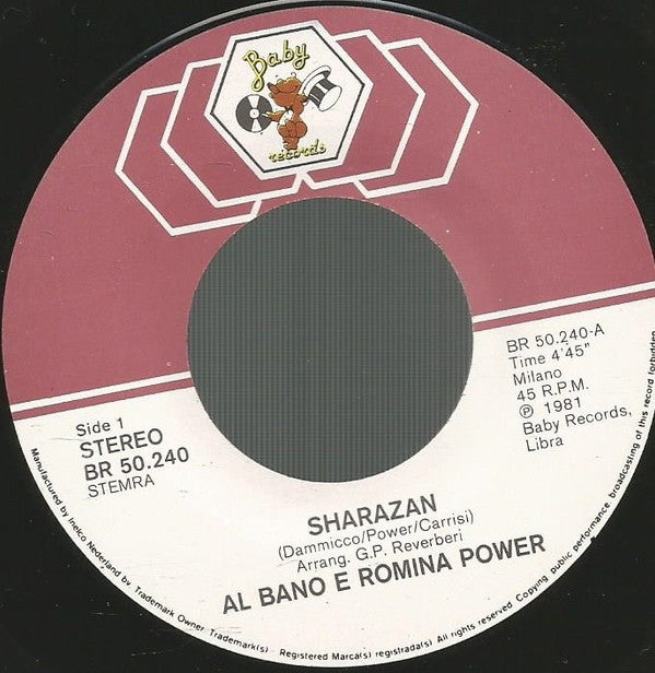 Al Bano & Romina Power : Sharazan  (7", Single)