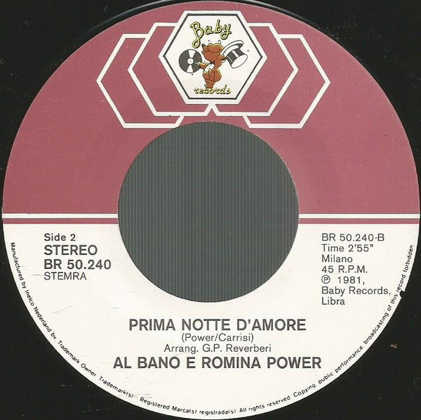 Al Bano & Romina Power : Sharazan  (7", Single)