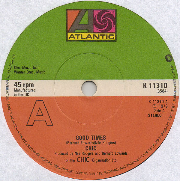 Chic : Good Times (7", Single)