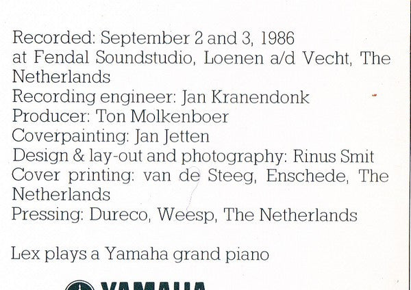 Lex Jasper Trio With Metropole Orchestra : Lexpression (LP, Album)