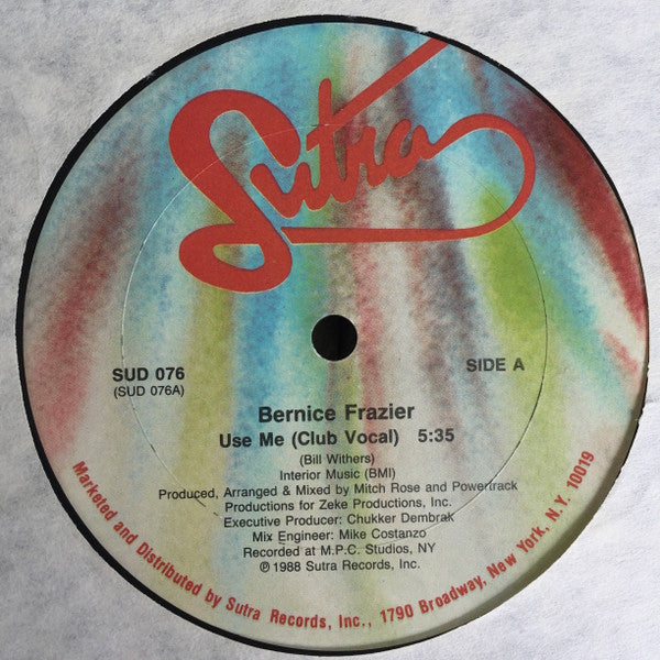 Bernice Frazier : Use Me (12", Single)