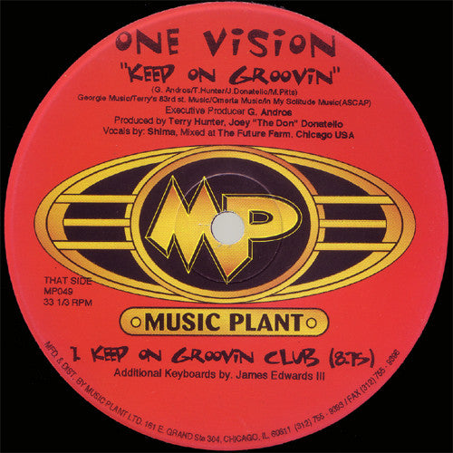 1 Vision : Keep On Groovin (12")