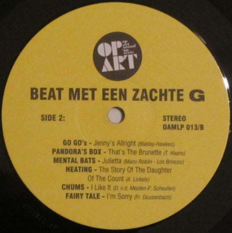 Various : Beat Met Een Zachte G (10", Comp, RE, Unofficial)