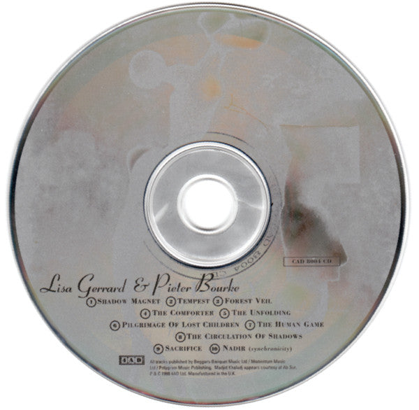 Lisa Gerrard & Pieter Bourke : Duality (CD, Album + CD, Single, Promo + Ltd)