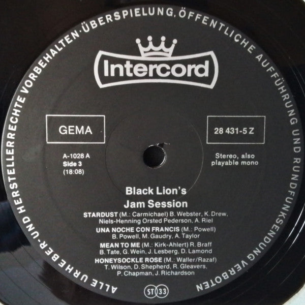 Various : Black Lion's Jam Session (2xLP, Comp)