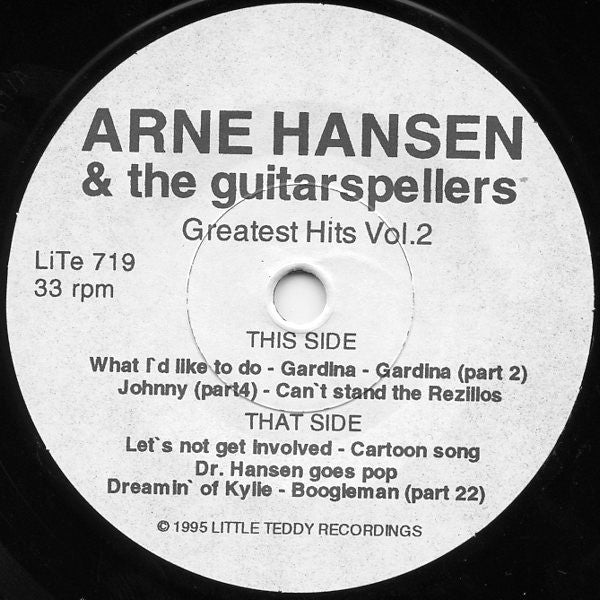 Arne Hansen & The Guitarspellers : Dr. Hansen Goes Pop (Greatest Hits Vol. 2) (7", EP)