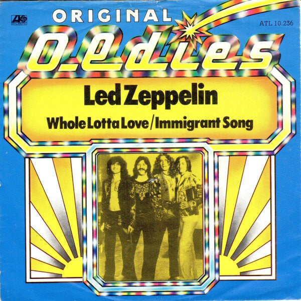Led Zeppelin : Whole Lotta Love / Immigrant Song (7", Single, RE)