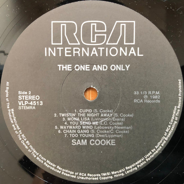 Sam Cooke : The One And Only (LP, Comp)