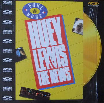 Huey Lewis & The News : Fore & More (CDV, 12", Album, PAL, Sin)