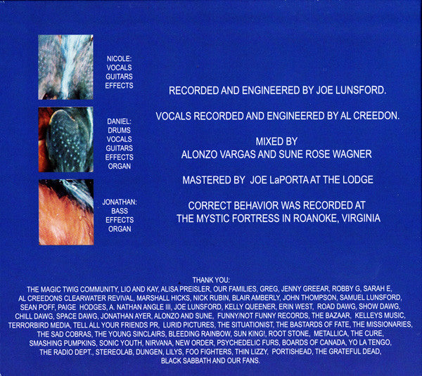 Eternal Summers : Correct Behavior (CD, Album)