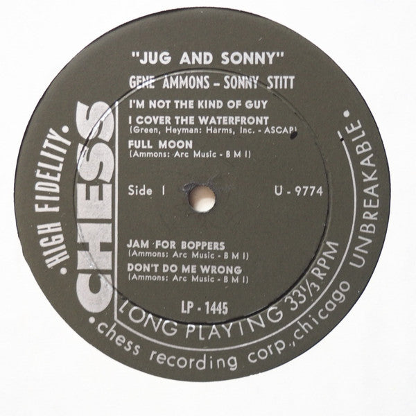Gene Ammons - Sonny Stitt : Jug And Sonny (LP, Album, Mono)