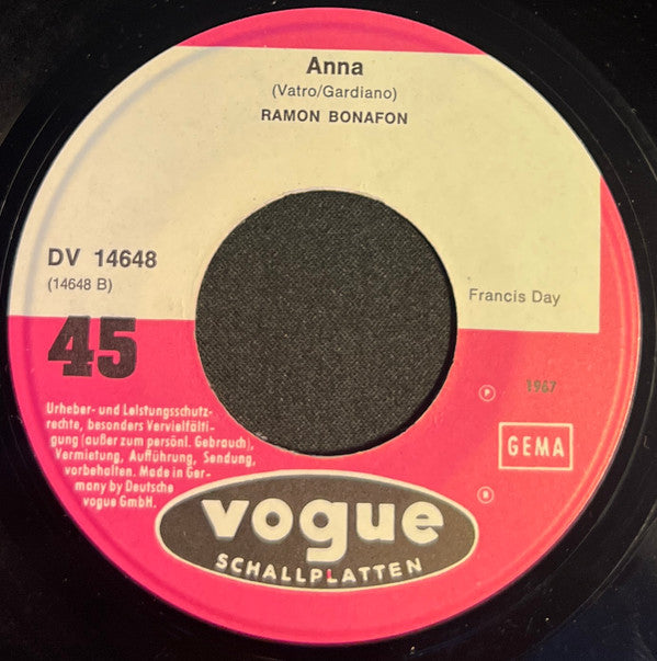 Ramon Bonafon : Maria Bonita (7", Single)