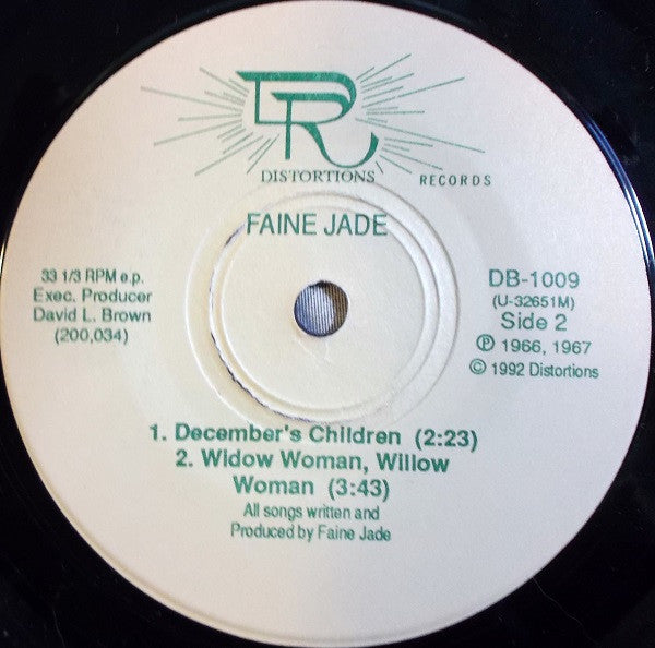Faine Jade : Faine Jade (7", EP)