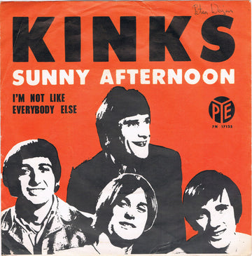 The Kinks : Sunny Afternoon (7", Single)