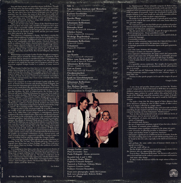 Giorgio Gaslini : Schumann Reflections (LP, Album)