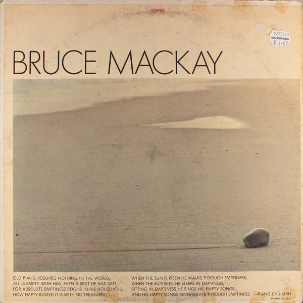 Bruce MacKay : Bruce Mackay (LP, Album)