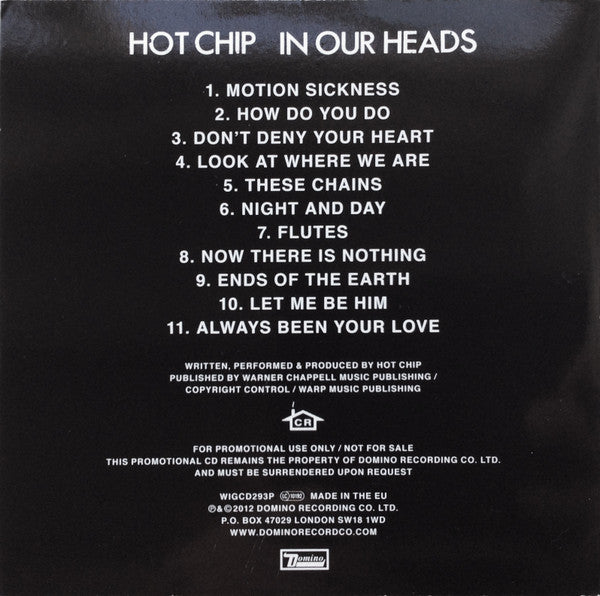 Hot Chip : In Our Heads (CD, Album, Promo, Car)