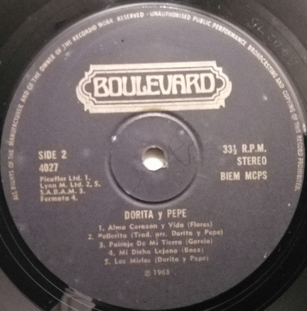 Dorita Y Pepe : Sing And Play (LP, Album)