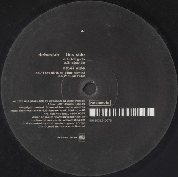 Debasser : Fat Girls (12", Single)