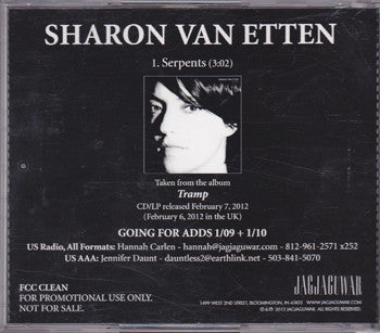 Sharon Van Etten : Serpents (CD, Single, Promo)