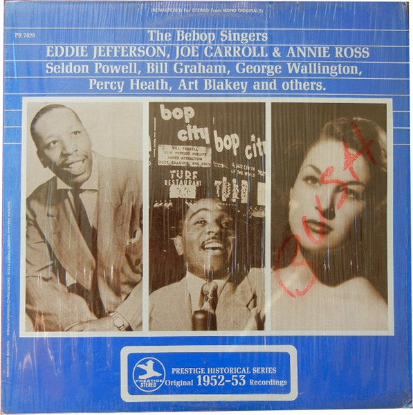 Eddie Jefferson, Joe Carroll & Annie Ross : The Bebop Singers (LP, RM)