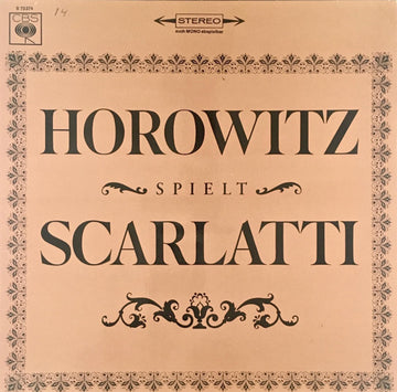 Vladimir Horowitz Spielt Domenico Scarlatti : Horowitz Spielt Scarlatti (LP, RE)