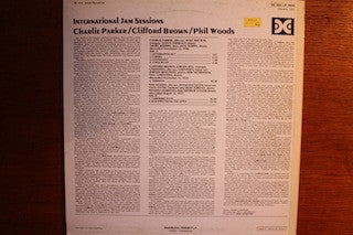 Charlie Parker / Clifford Brown / Phil Woods : International Jam Sessions (LP, Comp)