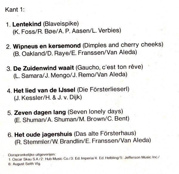 Orkest Zonder Naam : Lentekind En Alle Andere Grote Successen Van (LP, Comp, RP)