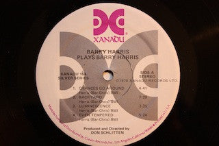 Barry Harris (2) : Barry Harris Plays Barry Harris (LP, Album)