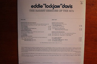 Eddie "Lockjaw" Davis : The Rarest Sessions Of The 40's (LP, Comp, Mono)