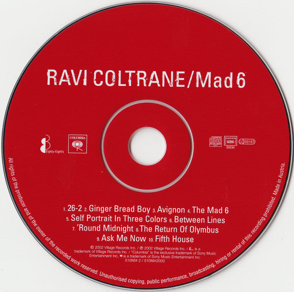 Ravi Coltrane : Mad 6 (CD, Album)